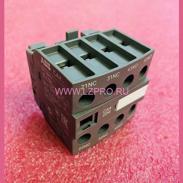 Блок контактный фронтальный 2НО+2Н3 для AF09...AF16..-30-10 CA4-22M ABB