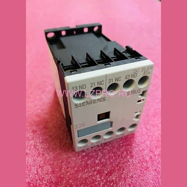 Контактор вспомогательный DC 21-51V 6A 22E 2NO+2NC 3RH1122-1MB40 Siemens